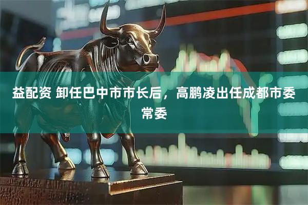 益配资 卸任巴中市市长后，高鹏凌出任成都市委常委